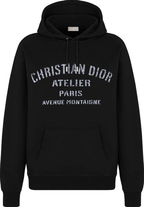 christian dior hoodie men's|christian dior atelier hoodie.